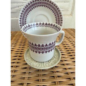 MCM Swedish Epsala-Ekeby Gefle Rosersberg Tea Coffee Cup/Saucer Set